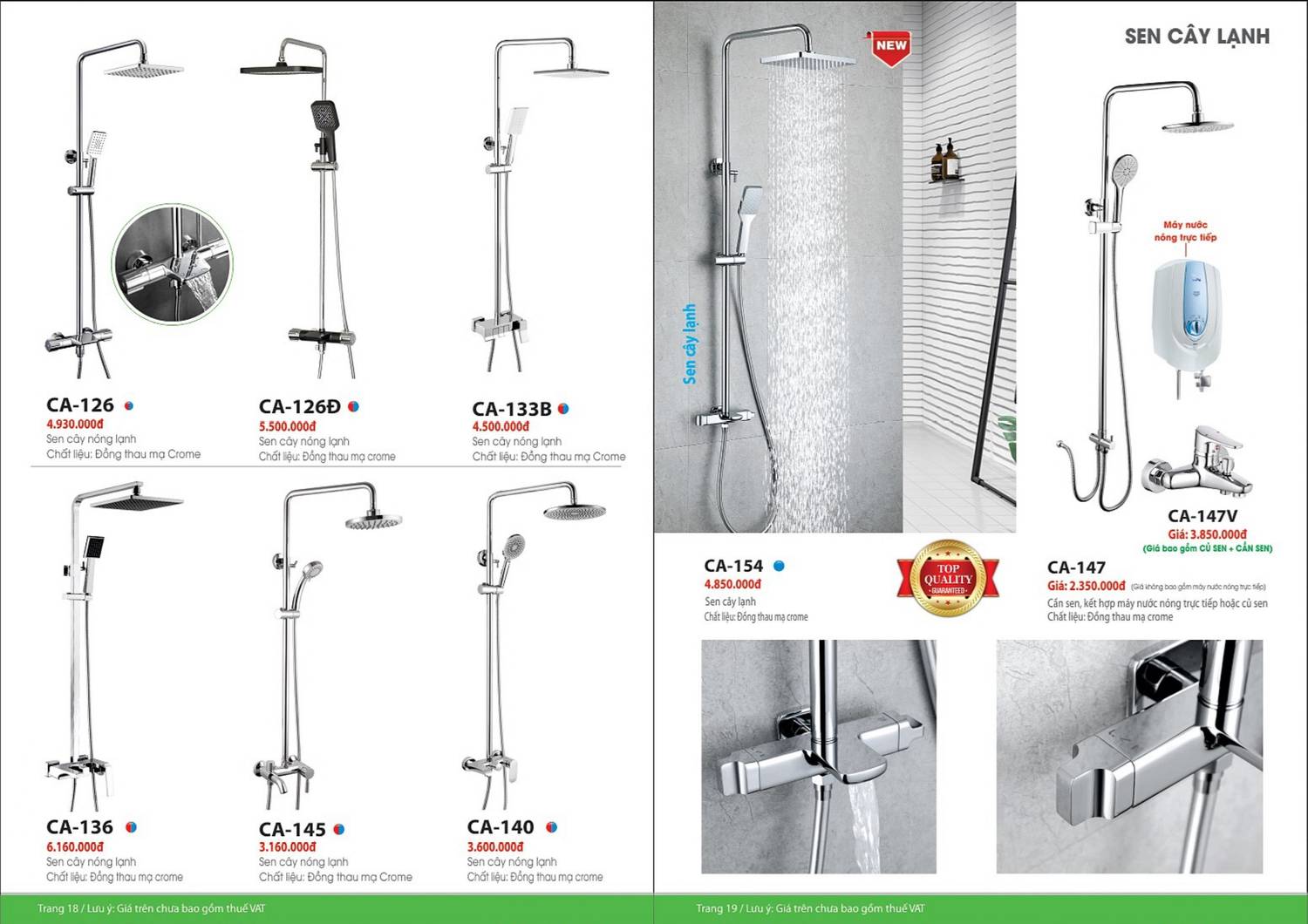 Thiết bị vệ sinh CARY ROYAL Catalogue và Bảng giá mới nhất 2024 - 2025 /Page 10